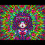 psychedelic anime girl