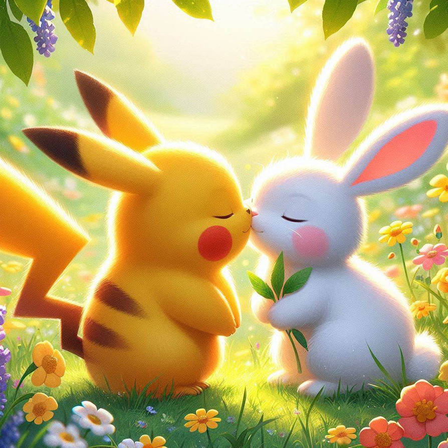 Pika Rabbit Not Mouse pikachu rabbit by kenguruDen on DeviantArt
