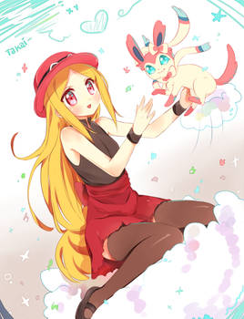 Pokemon XY - Fem. Protagonist and Ninfia