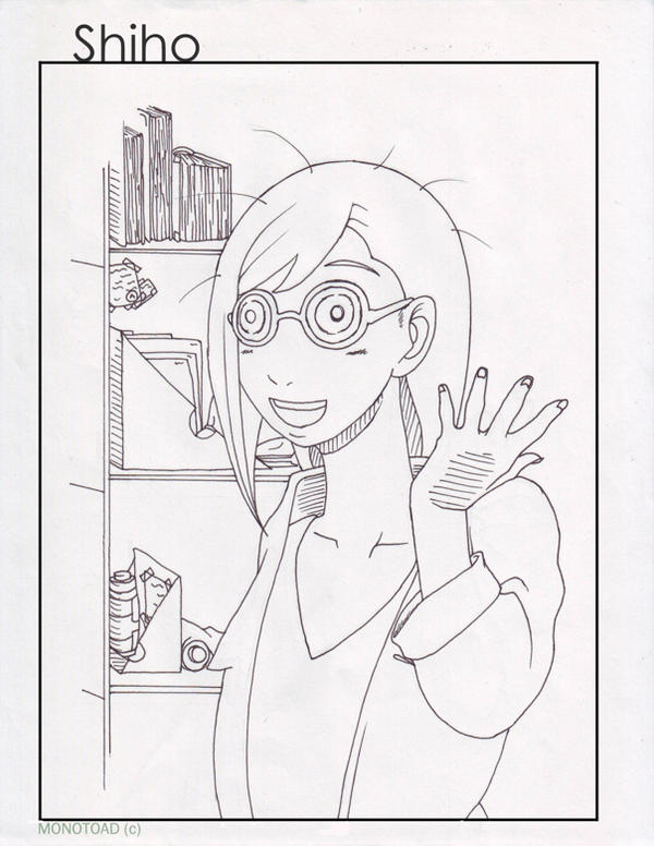 Naruto Shiho By Monotoad On Deviantart