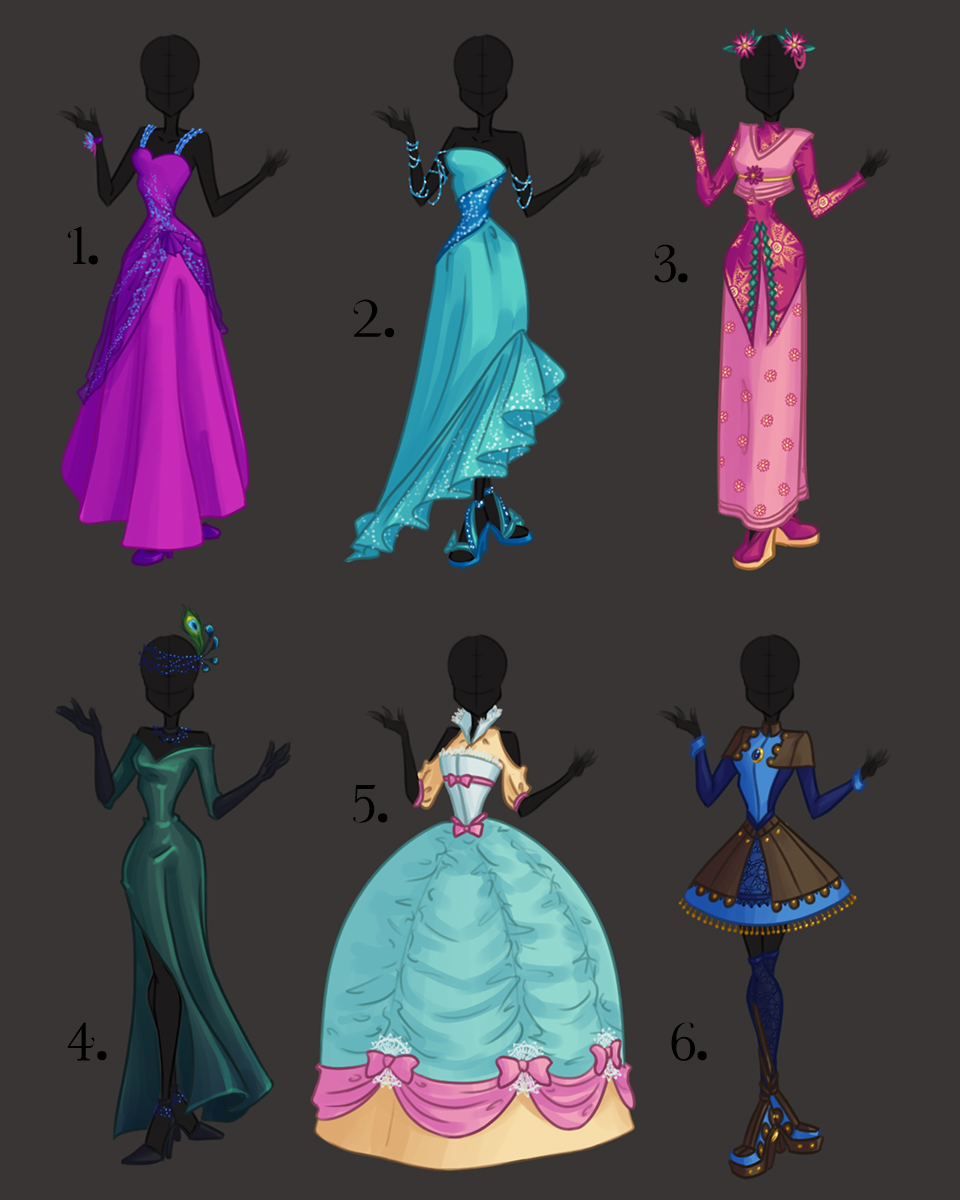 Misc. Dress Design Adoptables 1