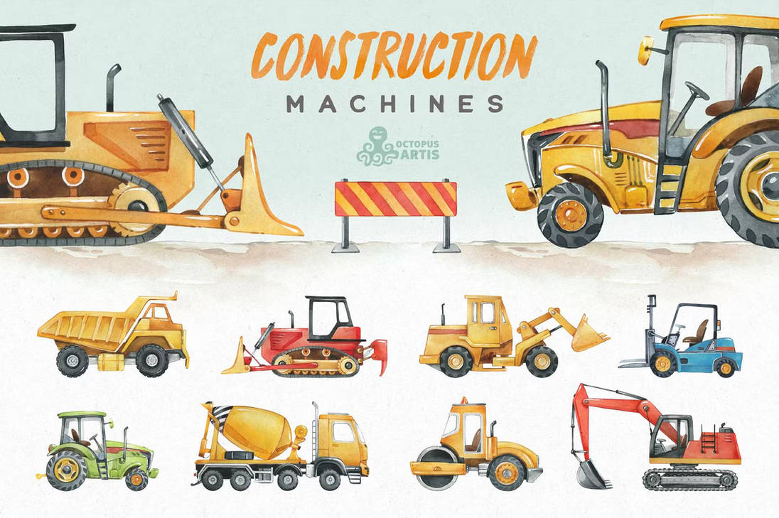 Construction Machines by tuhesenifoti on DeviantArt