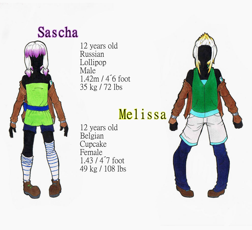 Reference UTAU: Sascha and Melissa