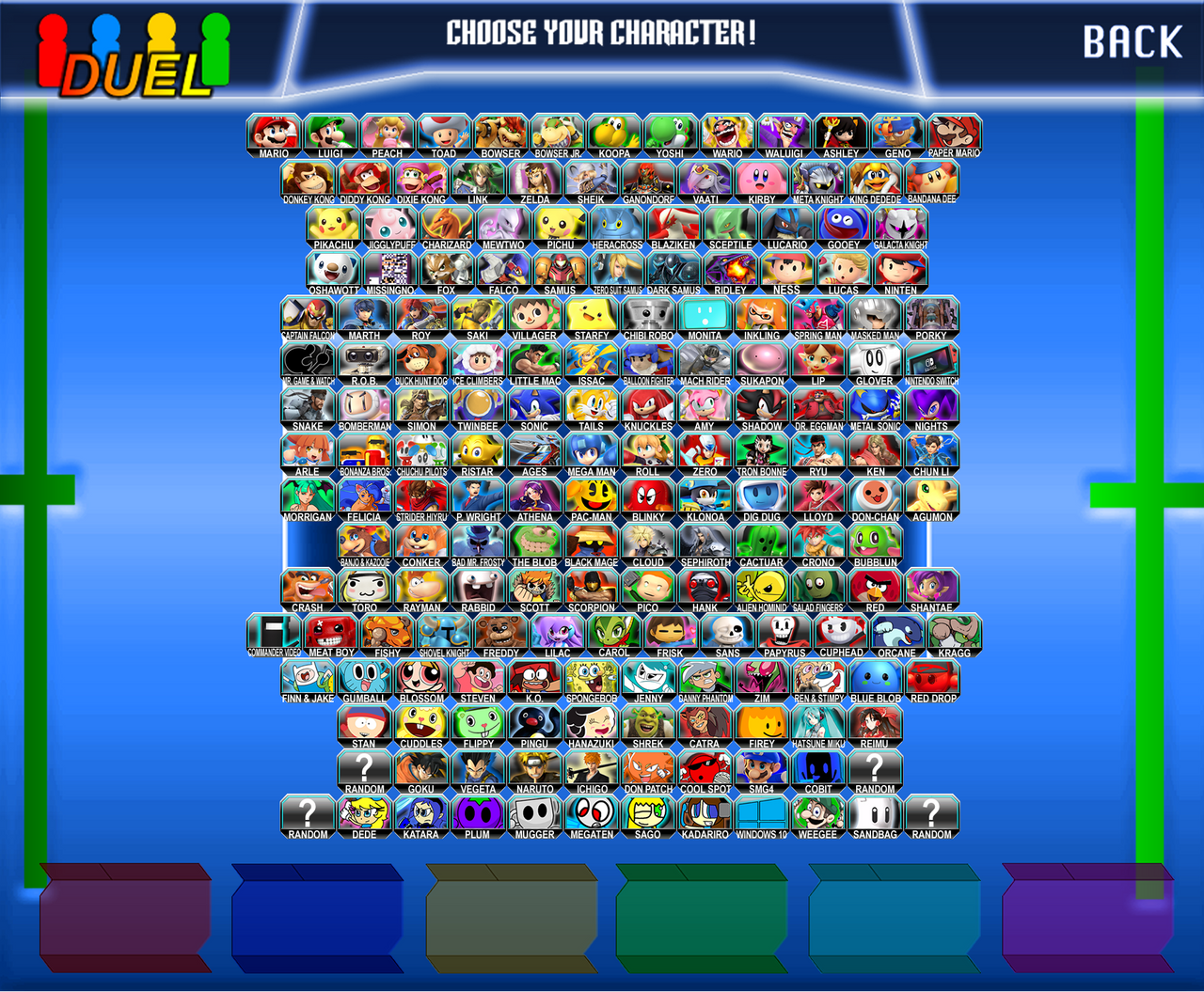 Super Smash Bros Project D's Biggest Roster by Evilasio2 on DeviantArt