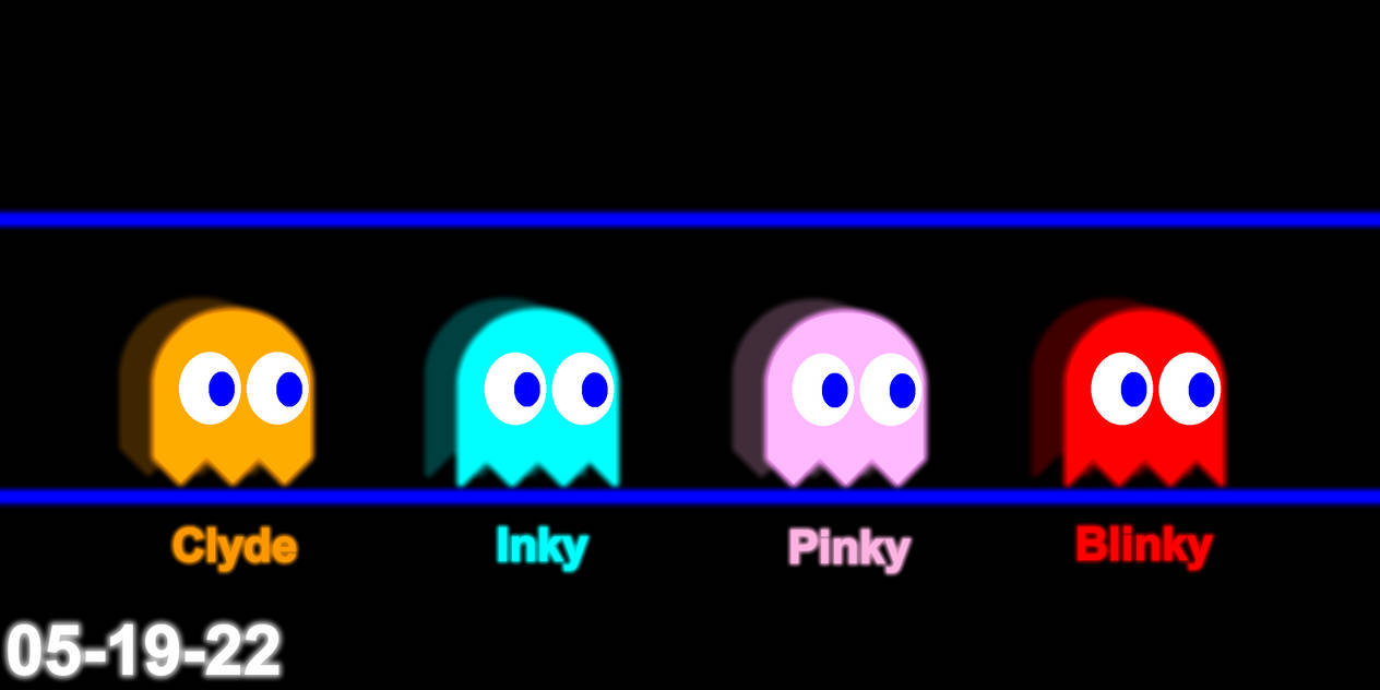 The Pac-Man Ghosts by Evilasio2 on DeviantArt