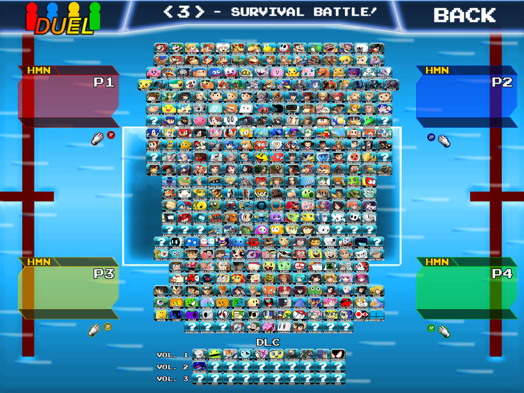SSB. Project D's 100% Full Roster (Including DLCs) by Evilasio2 on ...