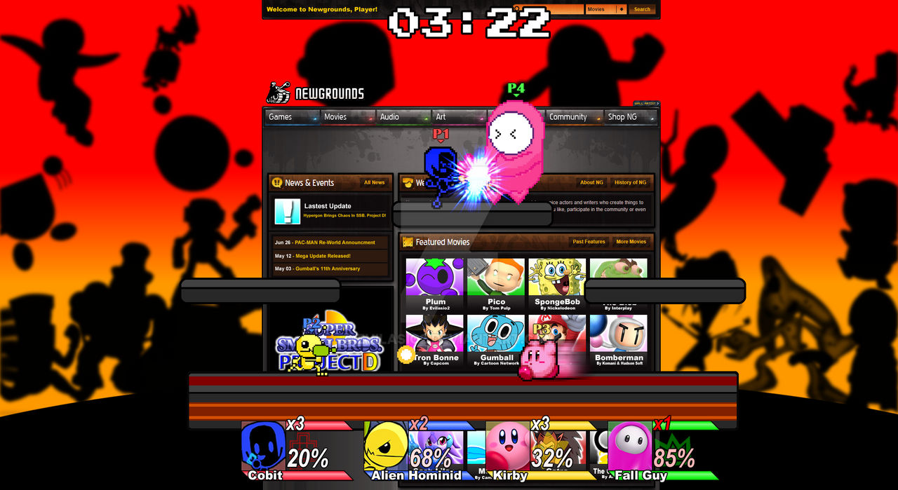 Super Smash Bros. Project D Gameplay #23 by Evilasio2 on DeviantArt