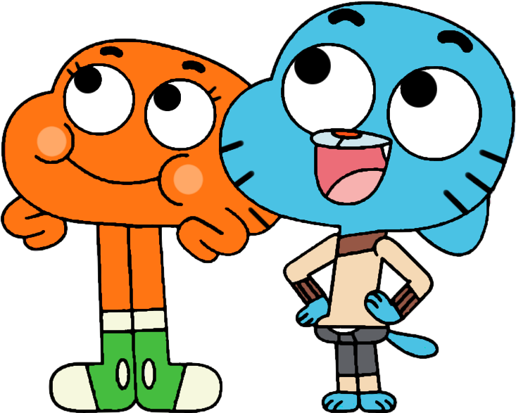 Gumball and Darwin's Render by Evilasio2 on DeviantArt