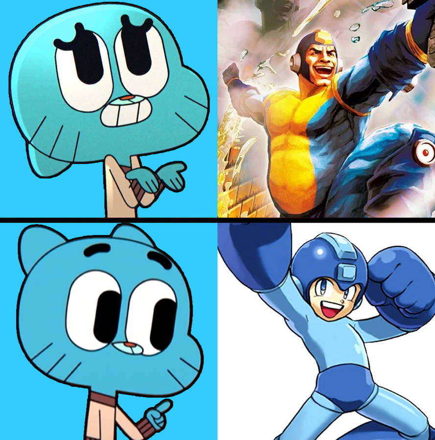 Evilasio2 Gumball Prefers Classic Mega Man Than Bad Box MM by Evilasio2 on DeviantArt