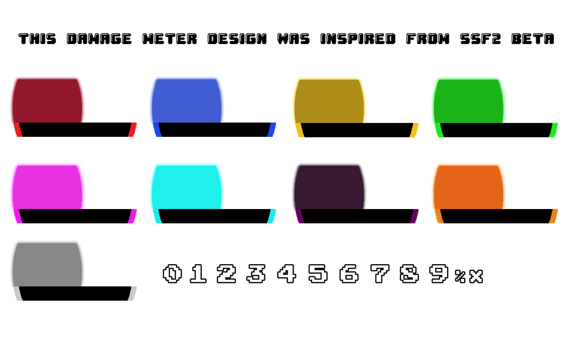 Damage Meter Sign SSB. Project D's New Damage Meter Design by Evilasio2 on DeviantArt