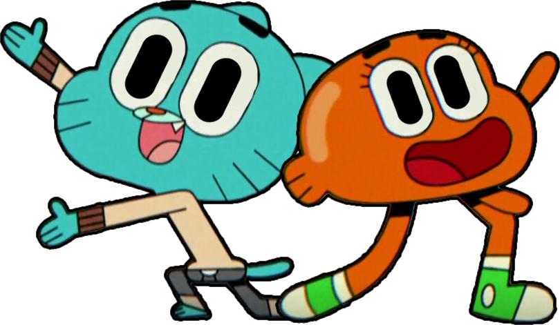 Gumball and Darwin Looking At The Viewers by Evilasio2 on DeviantArt