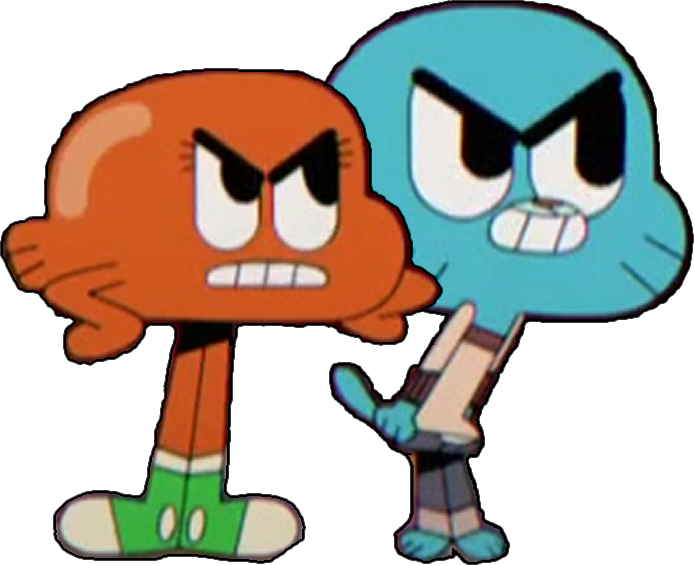 Gumball and Darwin Looking At The Viewers by Evilasio2 on DeviantArt