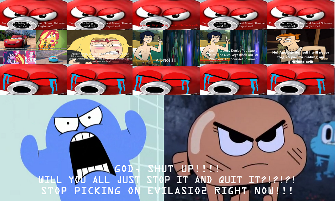 Winflame2009 Network Deviantart Bloo and Darwin Reacts To JSB, NF, RB, and D's Art by Evilasio2 on ...