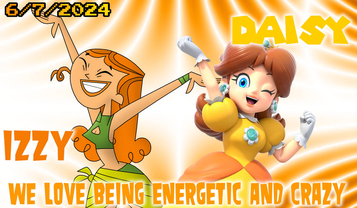 Princess Izzi Izzy (E-Scope) and Princess Daisy by Evilasio2 on DeviantArt