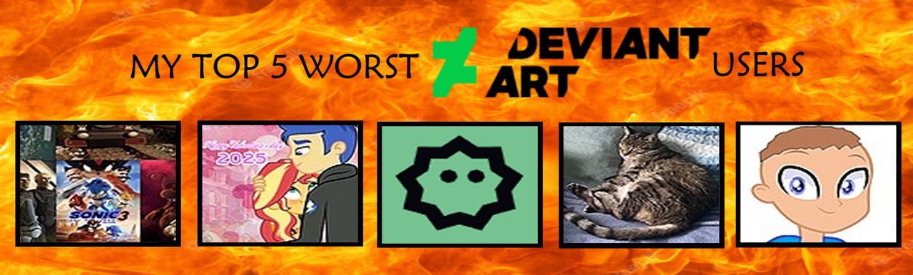 Top 5 Worst Deviantart Users That Sould Be Banned by Evilasio2 on ...