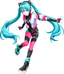 Hatsune Miku Official Artwork (Sonic Racing Crossw