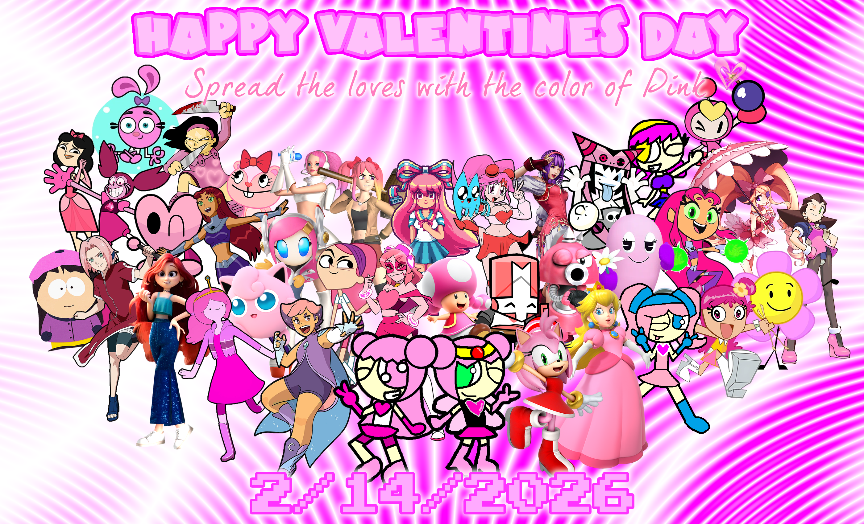Evilasio2 Spread The Love Within Pink On A Valentines Day! by Evilasio2 on DeviantArt