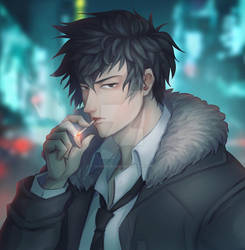 Psycho Pass: Kougami Fanart