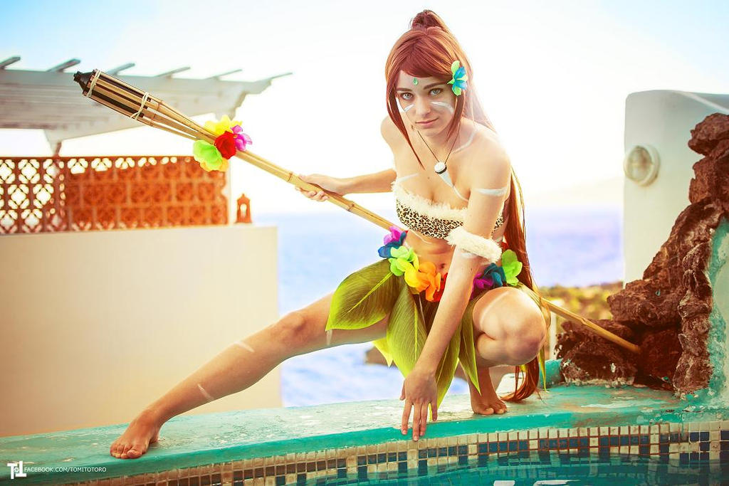 Nidalee Pool Party (League of Legends) - Dark Moon by VGBCosplay on Deviant...