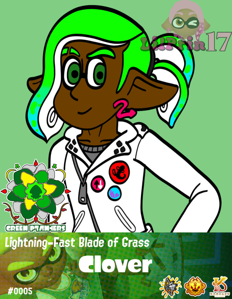 Splatoon Bio: Clover by LilPrin17 on DeviantArt