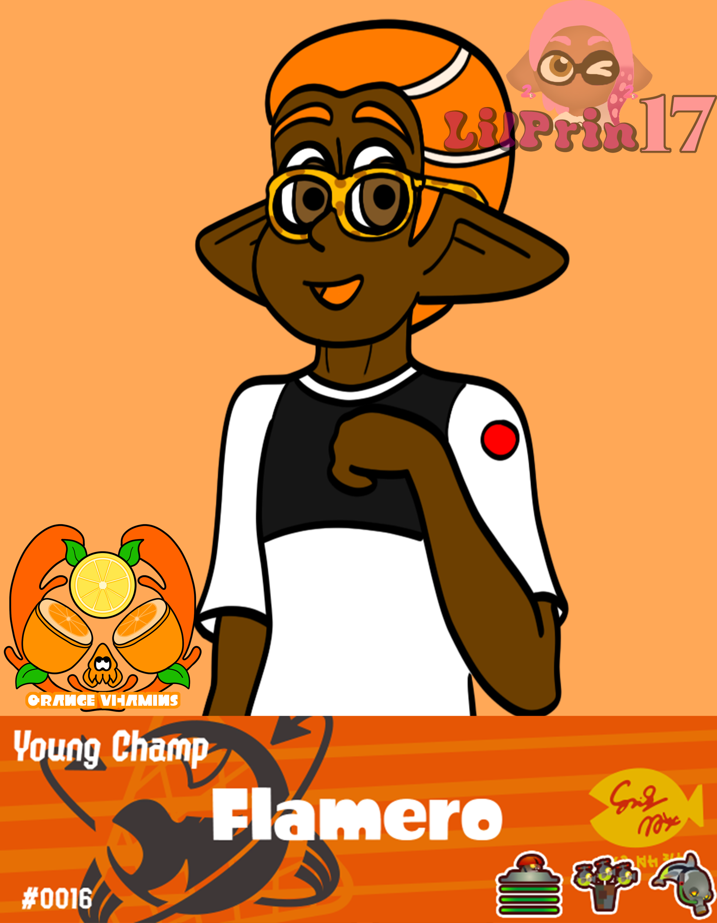 Splatoon Bio: Flamero by LilPrin17 on DeviantArt