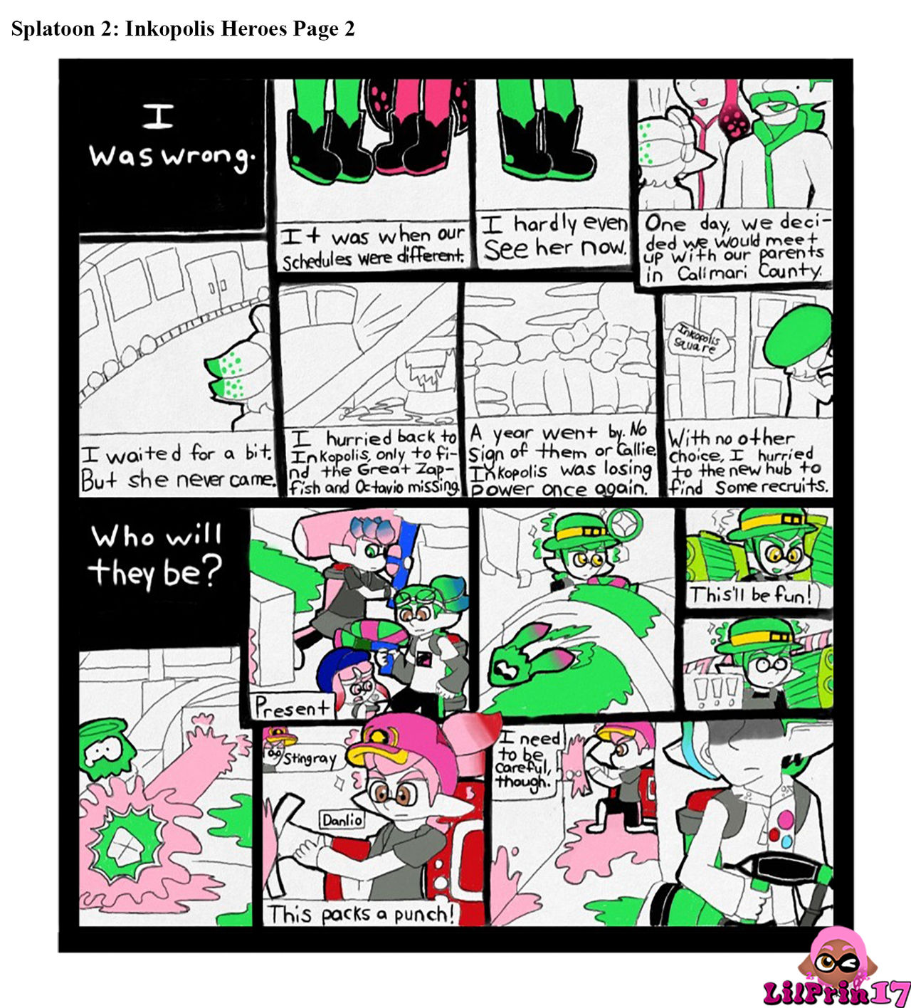 Splatoon2: Inkopolis Heroes Page 2