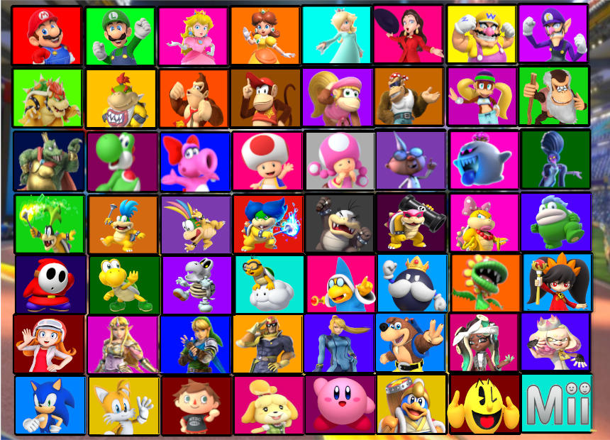 My Mario Kart 9 Roster Idea by ChrisMaley0 on DeviantArt
