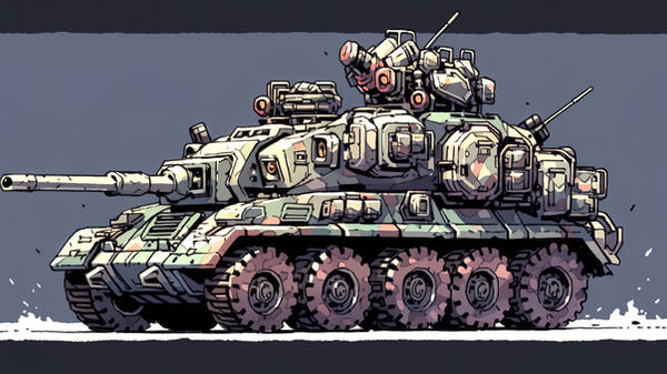 Military Game Assets - Tank