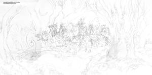 The Faery Host sketch