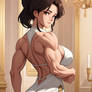 I hope I don't scare anyone with my muscles