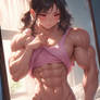 Since when do I look so muscular?