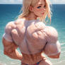 Where are you looking at my muscular back or ass?