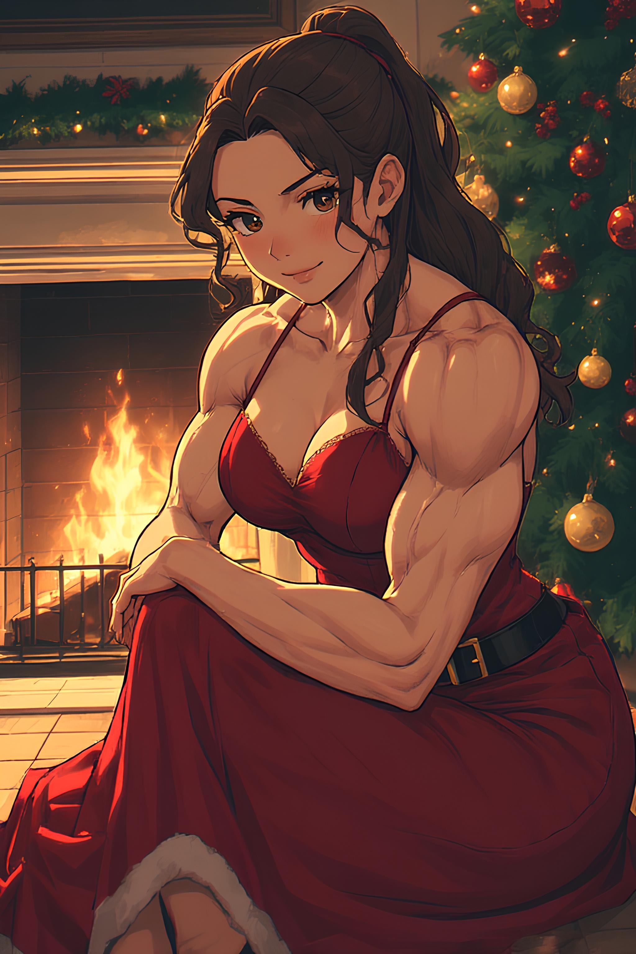 Santa's wife might be jealous of my muscles