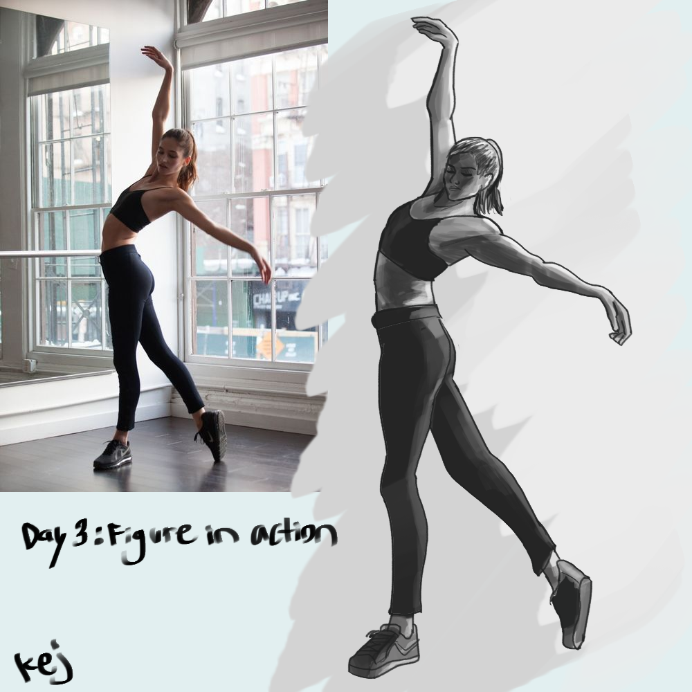 Day 3 - Action Pose Figure Drawing by MaximumDisrespect on DeviantArt