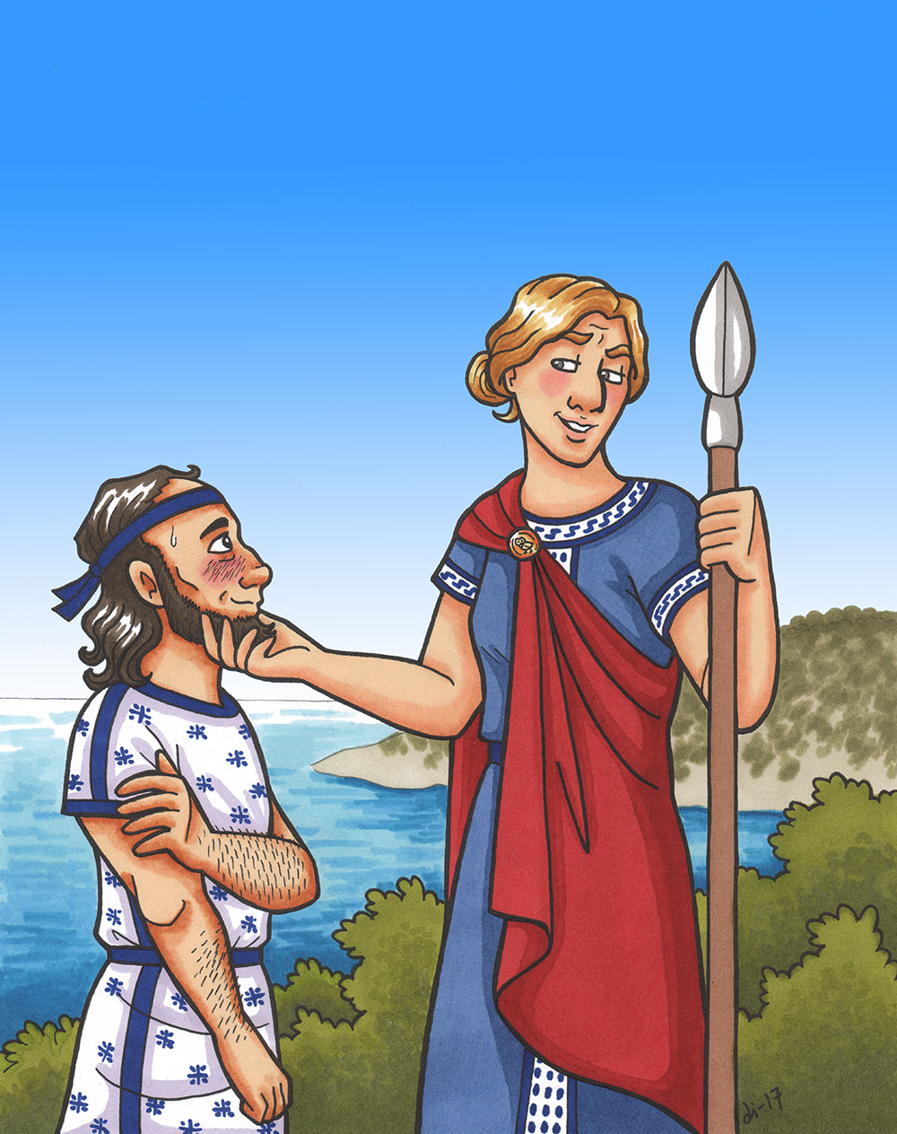 Athena and Odysseus