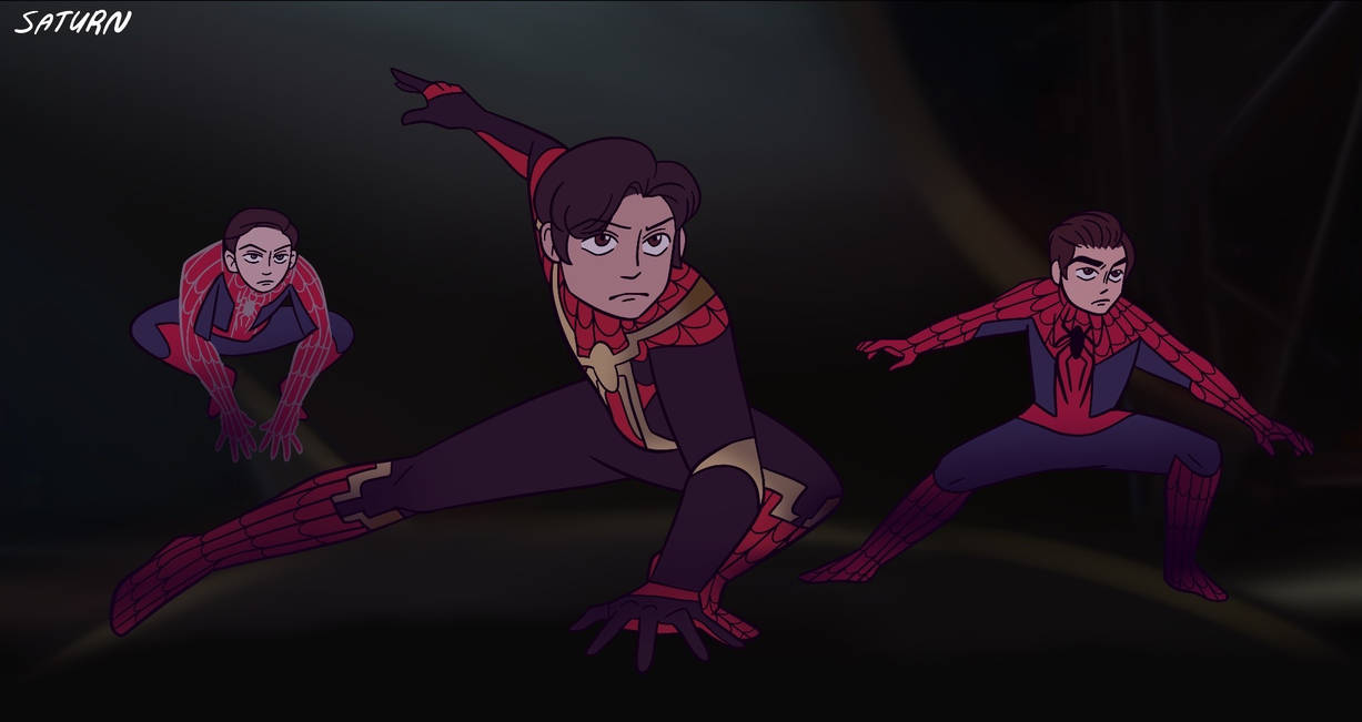 Spider Man Rivals Without Mask The Spider-Men (No Masks) by MasterJed1JR on DeviantArt
