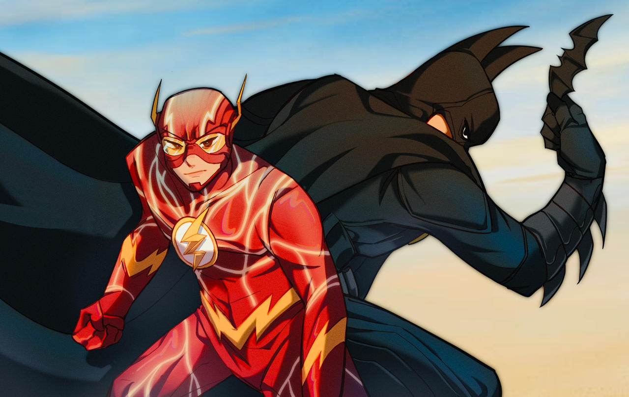 The Batman And The Flash By MasterJed1JR On DeviantArt the-batman-and-the-flash-by-masterjed1jr-on-deviantart
