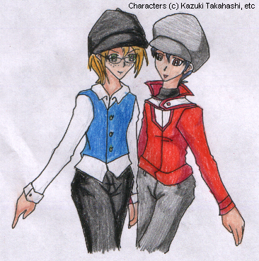 Crossdressing Rebecca and Rei