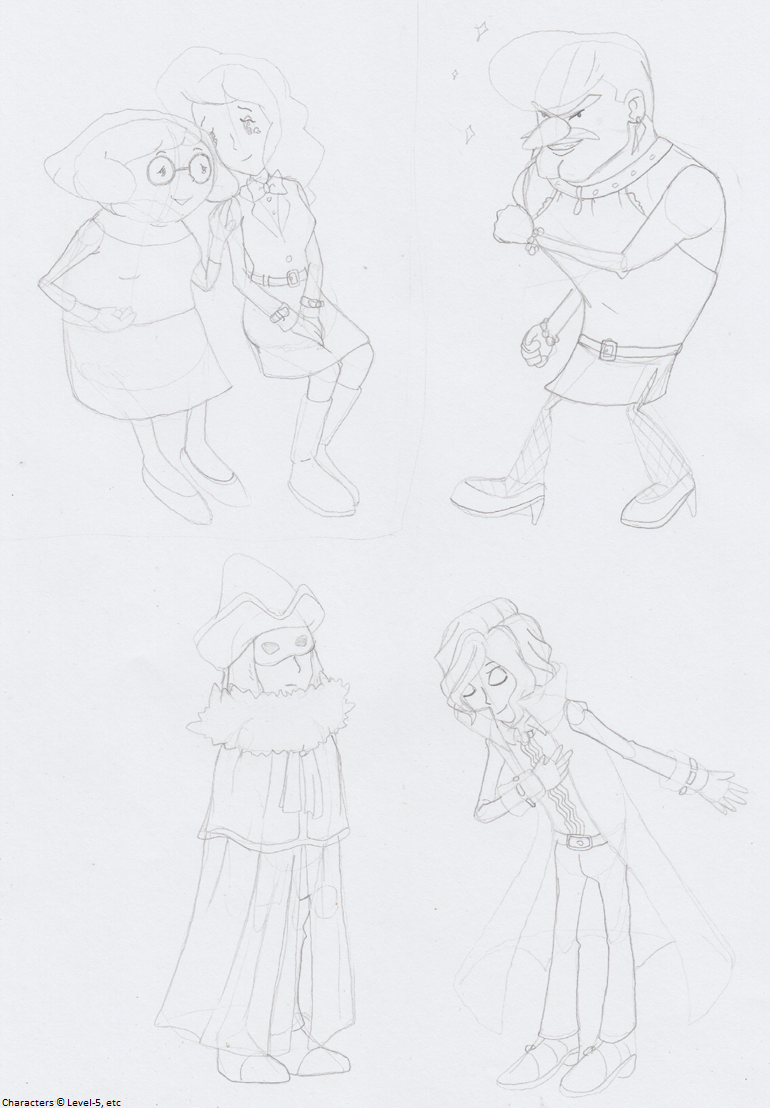 Professor Layton WIP Dump 1