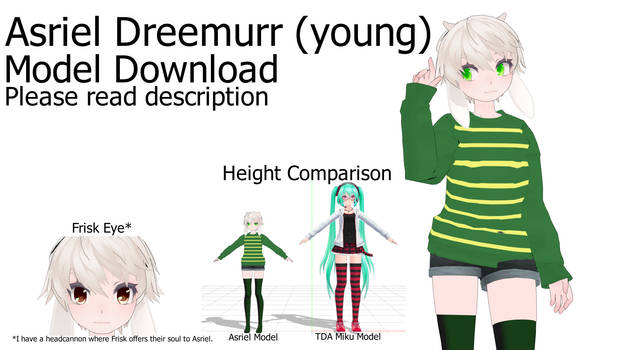 [MMD x Undertale] Asriel Dreemurr +DL *UPDATED*