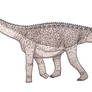 Saltasaurus mildly annoyed by several Enantiornis