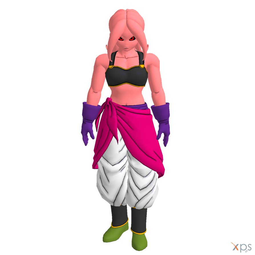 scrubb on X: art of my female majin in reference to the endless freeplay  art  / X