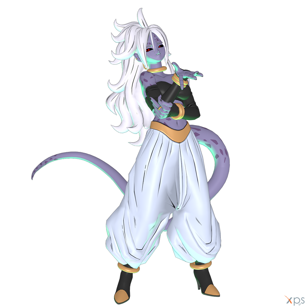 DBFZ - Android 21 (Evil) - 2nd Form by MrUncleBingo on DeviantArt