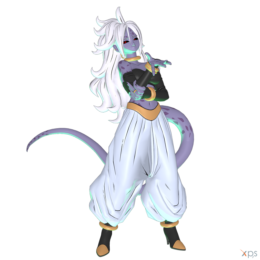 DBFZ - Android 21 (Evil) - 2nd Form by MrUncleBingo on DeviantArt