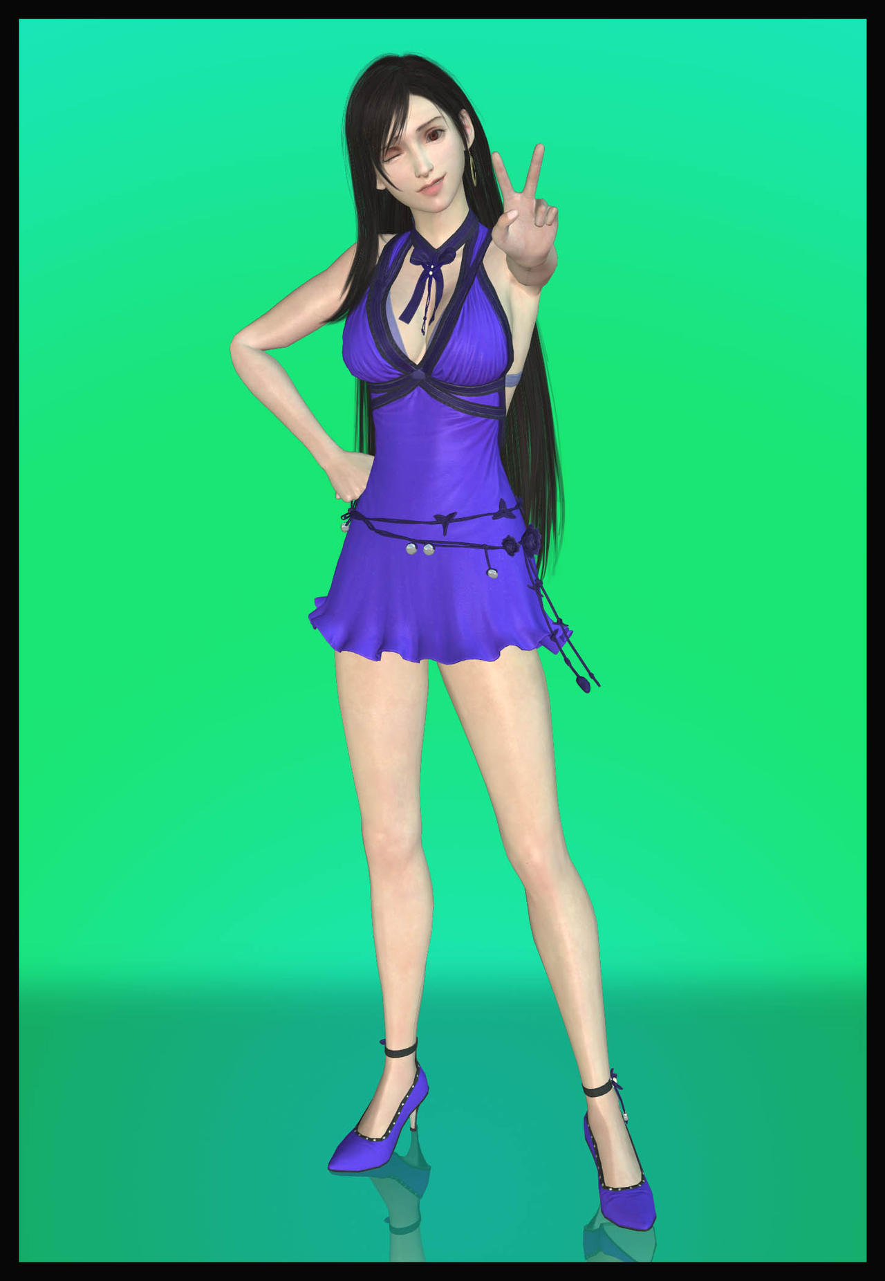 Final Fantasy VII (Remake) - Tifa (Purple Dress) by MrUncleBingo on DeviantArt Final Fantasy VII (Remake) - Tifa (Purple Dress) by MrUncleBingo on DeviantArt