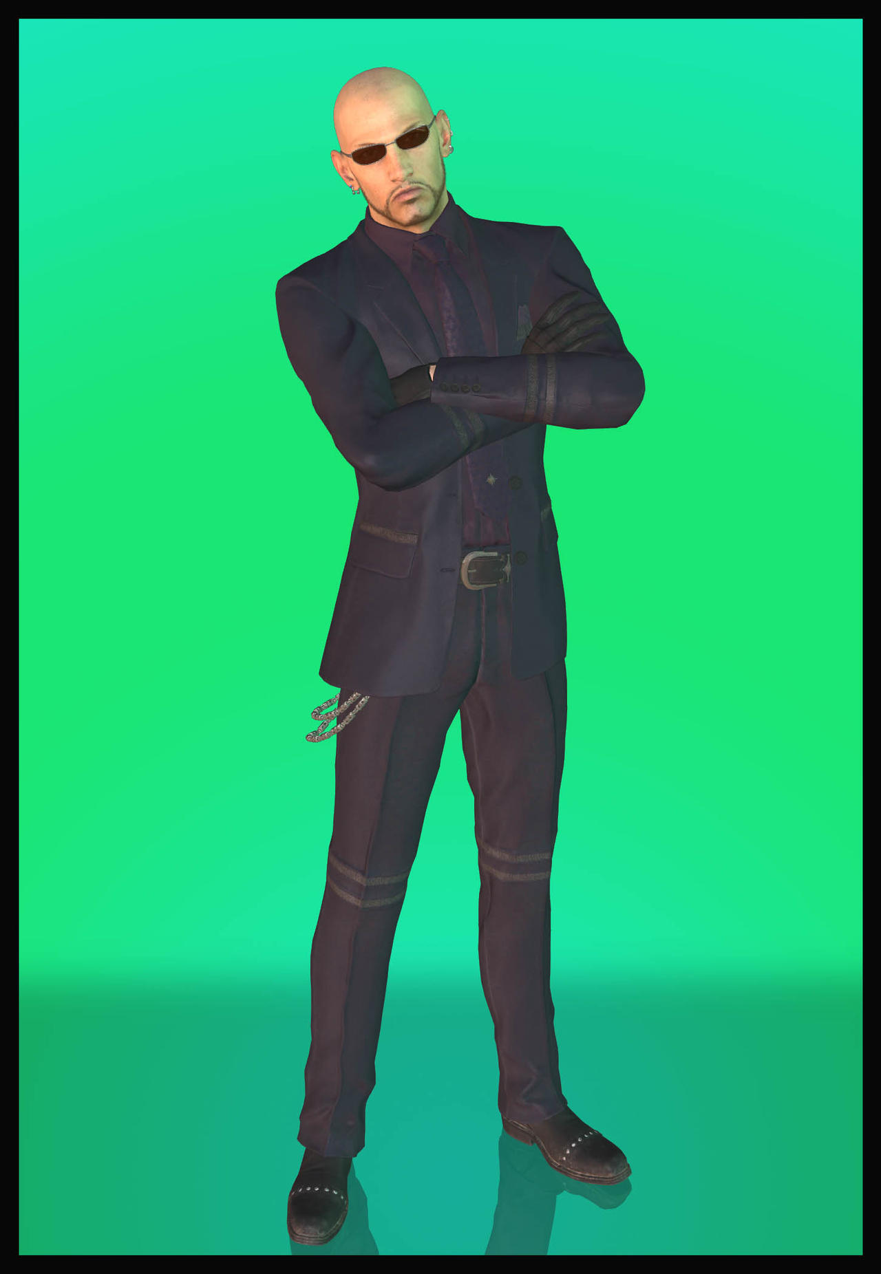 Final Fantasy VII (Remake) - Rude by MrUncleBingo on DeviantArt