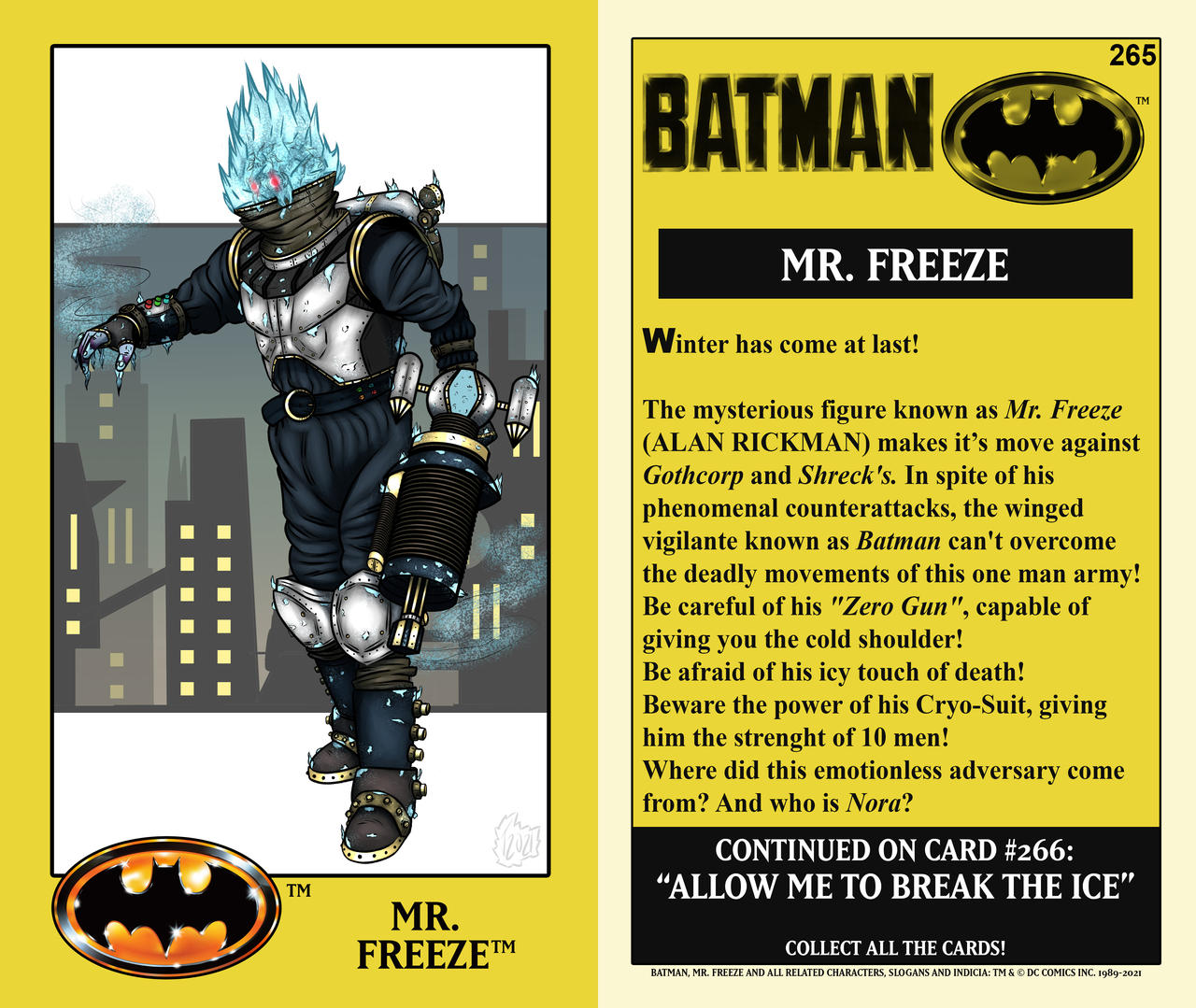 Batman '89: . - #265: Mr Freeze by MrUncleBingo on DeviantArt