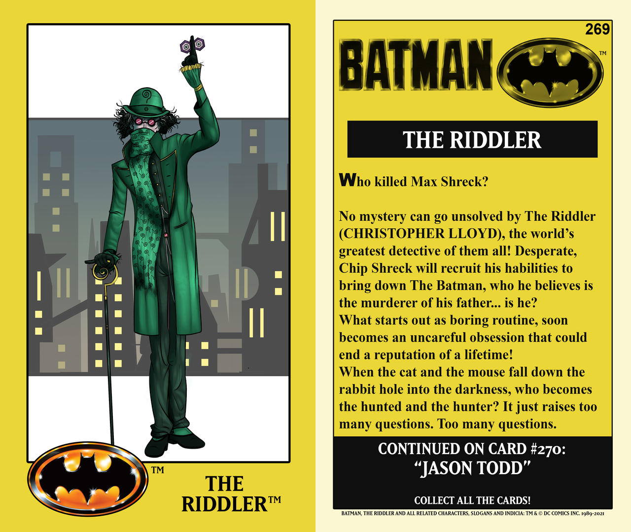 Batman '89: T.U.C. - #269: The Riddler by MrUncleBingo on DeviantArt