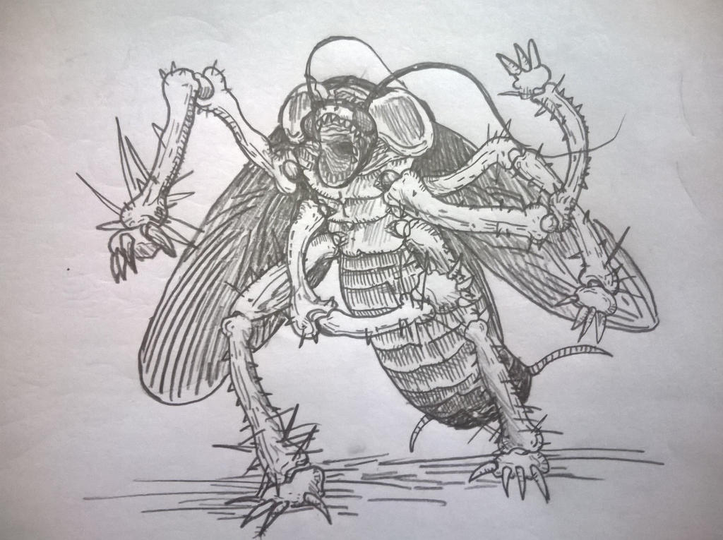 Cockroach Monster Tank the giant cockroach monster by Tjiaying on DeviantArt