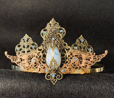 On copper wings tiara